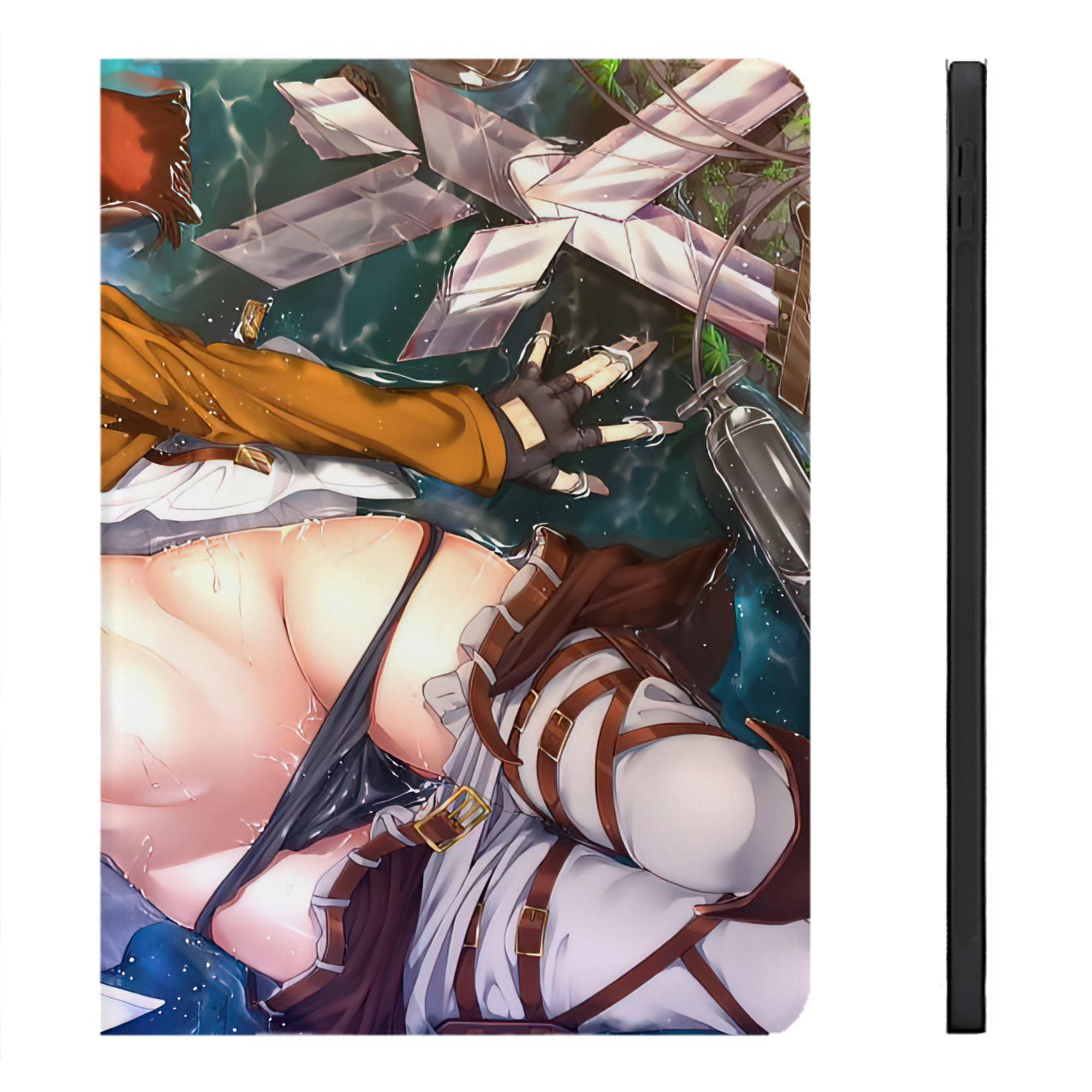 （画像用） 進撃の巨人 Attack on Titan IPadケース ペンホルダー付き ブックスタイルデザイン